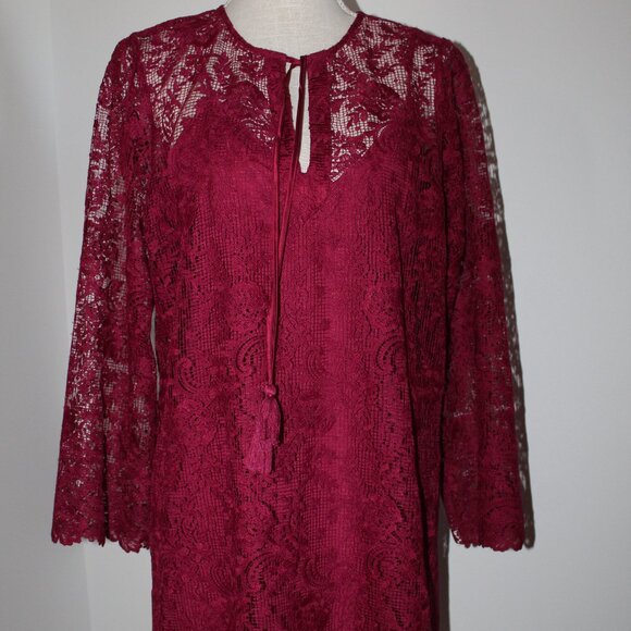 NWT Johnny Was Biya 3J Workshop JWLA 2 Piece Harper Lace Mini Dress M - Picture 3 of 8